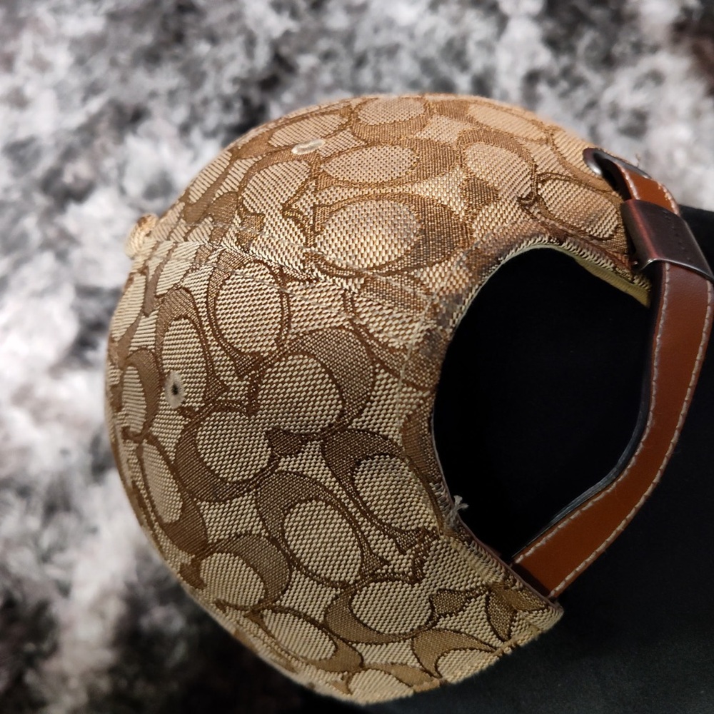 Authentic Coach Brown Patterned Cap - Picture 4 of 7